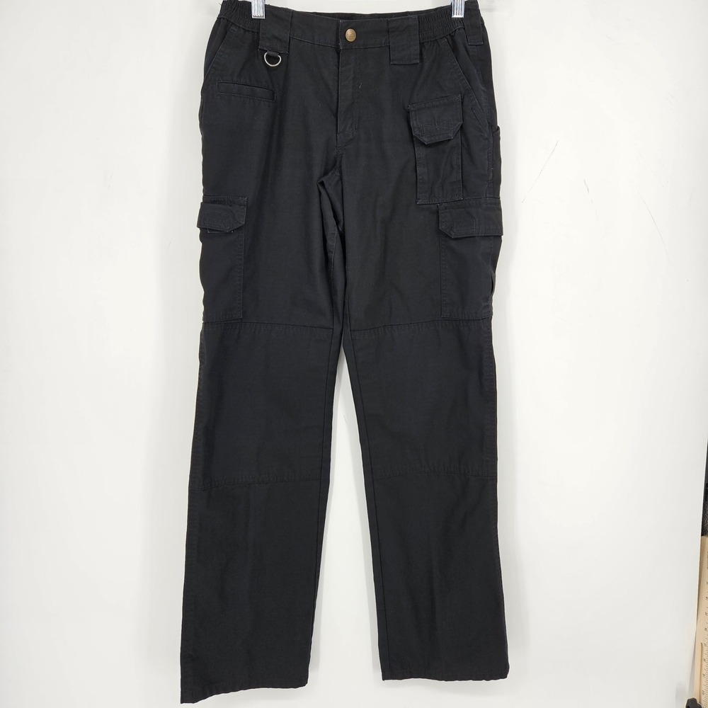 5.11 Tactical Pants Womens Sz 8 Cargo Workwear Black Taclite Pro Ripstop